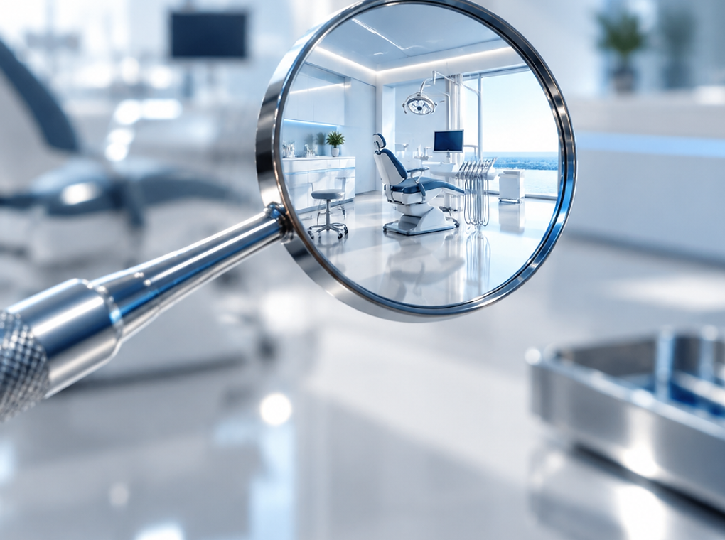 Instrumental dental de precisión en una clínica minimalista